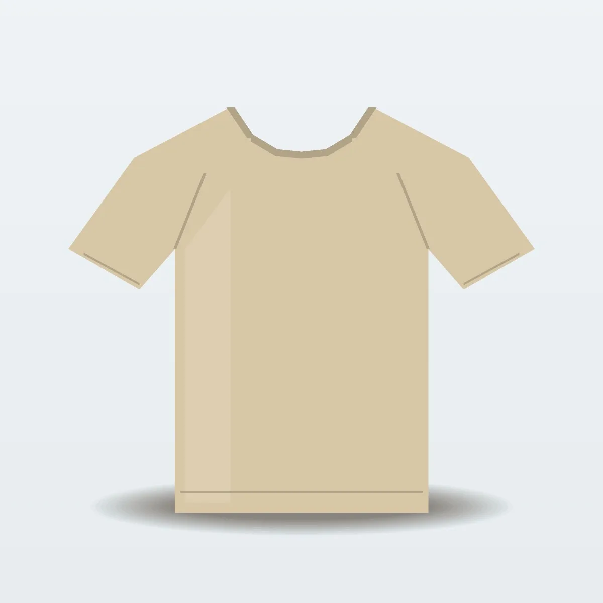 Organic Cotton Tee in Sand